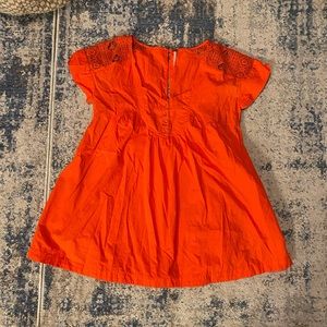 FREE PEOPLE Red Romper Dress SZ XS